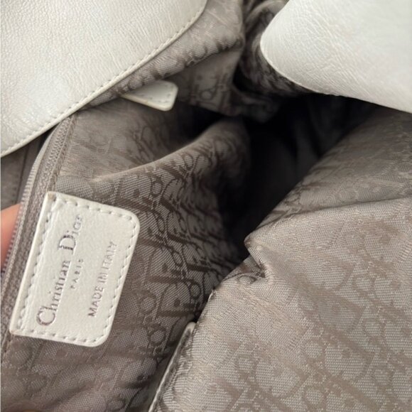 Authentic Christian Dior Quilted Leather Shoulder Bag - Picture 8 of 10